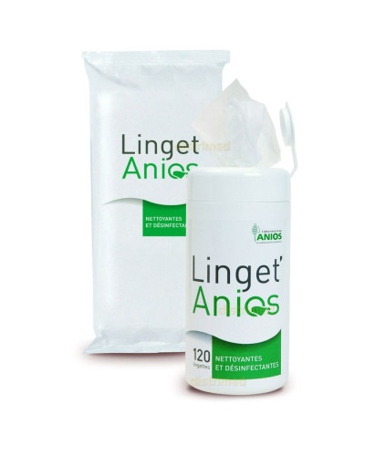 Linget'anios (lingettes nettoyantes et désinfectantes), 14 x 19 cm