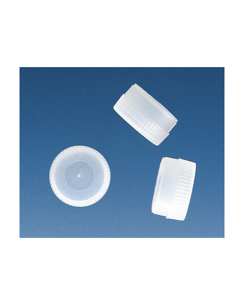 Bouchon coiffant à pression pour cupules d’automates