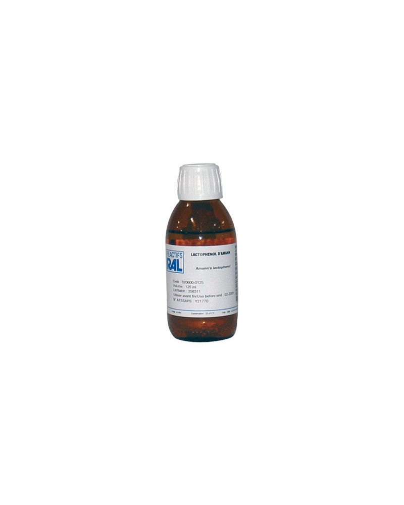 Lactophénol d'amann, solution - 125 ml