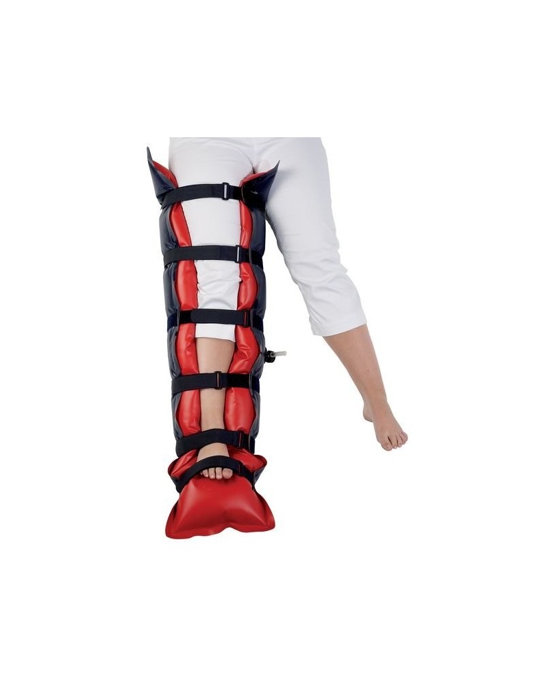 Attelle à dépression pour jambe complète