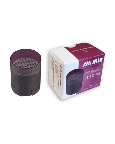 Turbine réutilisable avec maillage métallique pour spiromètre MIR