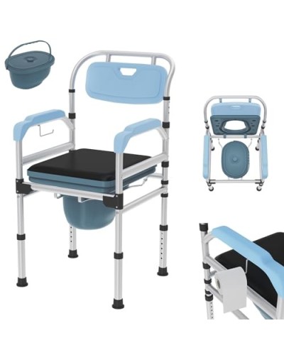 Chaise de miction à hauteur réglable avec accoudoirs