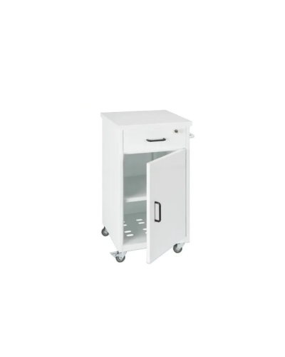 Table de chevet une porte+tirroir sans clé 40x48x80cm