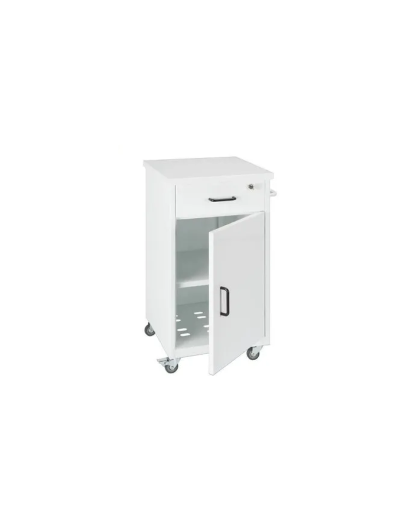 Table de chevet une porte+tirroir sans clé 40x48x80cm