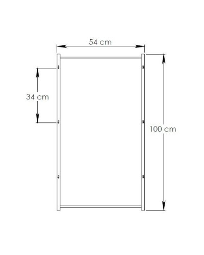 Supports pour paniers muraux , la paire