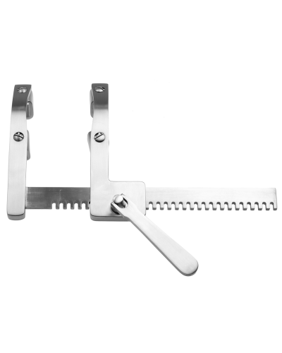 Écarteur de côtes MORSE, 4 lames mobiles 22x27 mm, écartement 20 cm