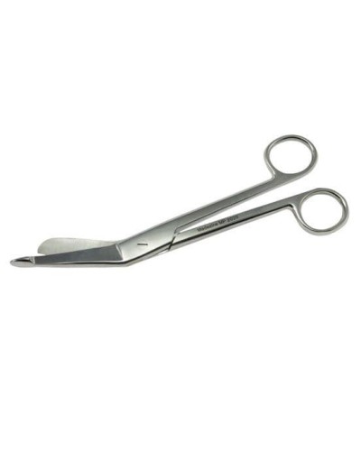 Ciseaux à PLÂTRE, 1x lame dentelée, 16cm