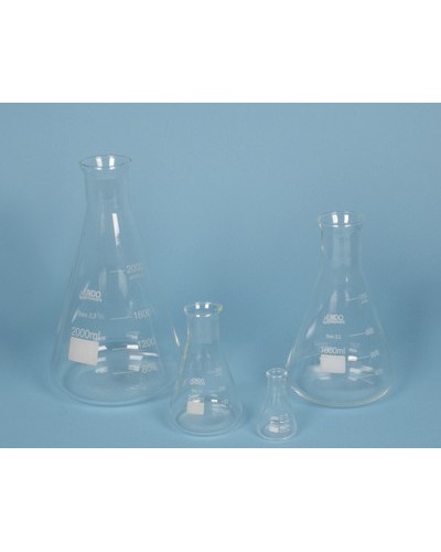 Fiole d\'Erlenmeyer 100 mL, col étroit