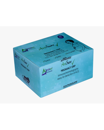 BANDELETTE DE TEST DE GROSSESSE HCG  MODELE AVISURE, 25 TESTS