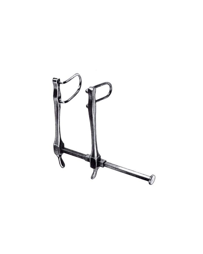 Écarteur abdominal GOSSET,  18,5 cm, en acier inoxydable