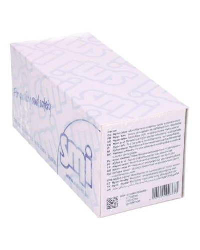 Fil de suture Nylon 0, Rond corsée 1/2, cercle 40mm