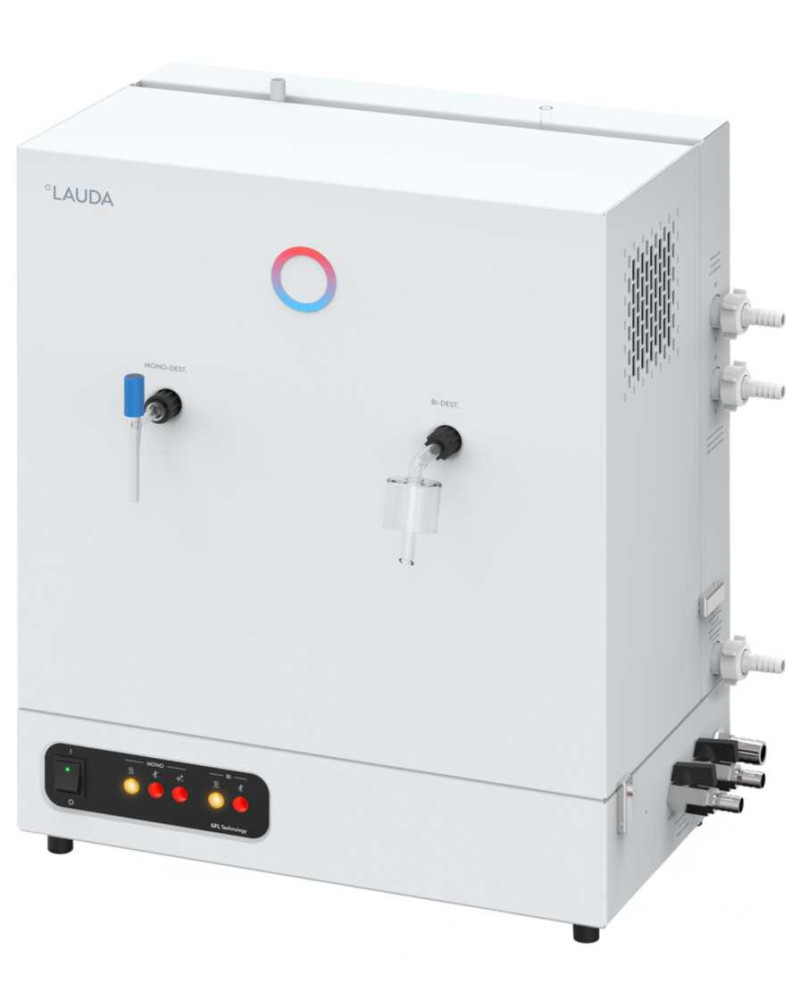 Bi-Distillateur Inox/Verre Puridest PD8D 8 L/H