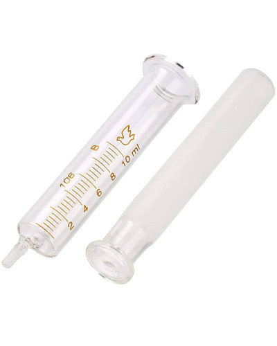 Seringues en verre, Bout verre luer centré, 3ml