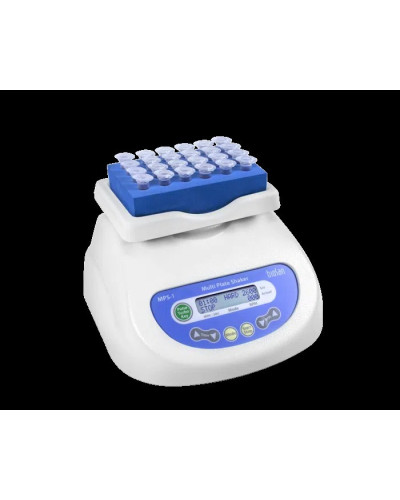 Agitateur pour microplaques avec réglage du temps, 300-1800 tr/min, modèle MPS 1