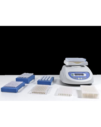 Agitateur pour microplaques avec réglage du temps, 300-1800 tr/min, modèle MPS 1