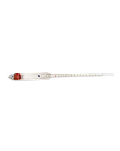 Alcoomètre (Pèse-moûts 4-18 % alc. et 0,980-1,130 g/mL)