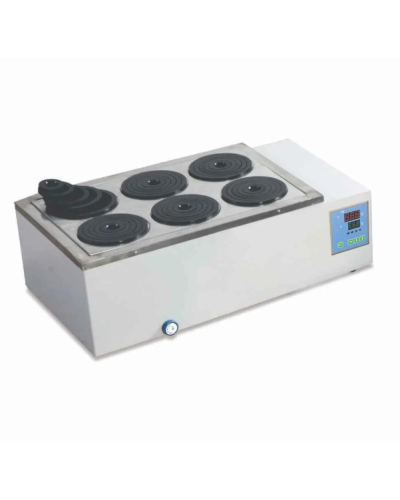 Bain marie Polyvalent RT(± 5°C à 99°C), 15L, 6 adaptateurs concentrique