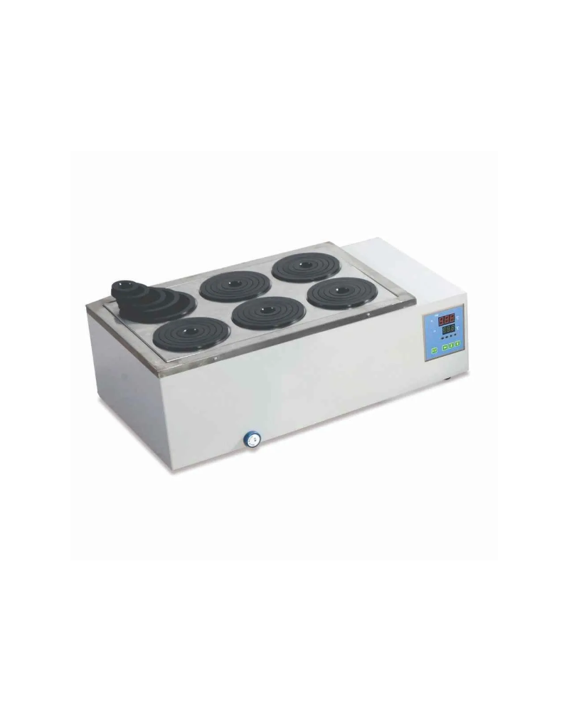 Bain marie Polyvalent RT(± 5°C à 99°C), 15L, 6 adaptateurs concentrique 