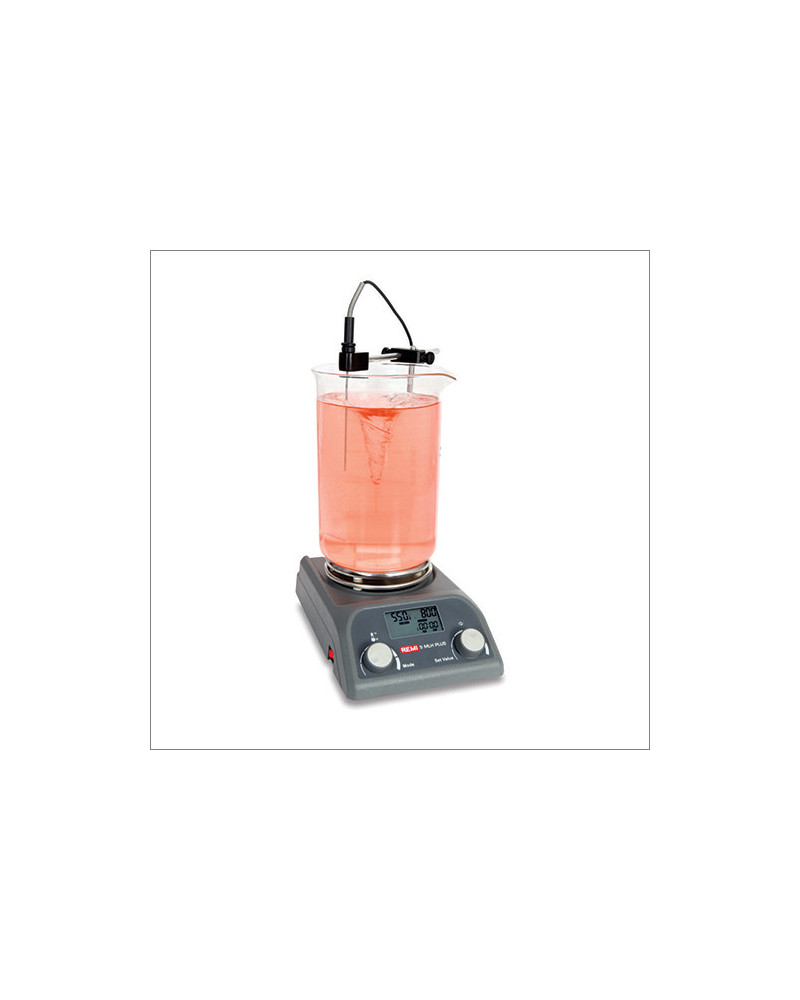 Agitateur magnétique avec plaque chauffante, 5L, 150-1500tr/min, LCD, Modèle 5MLH plus