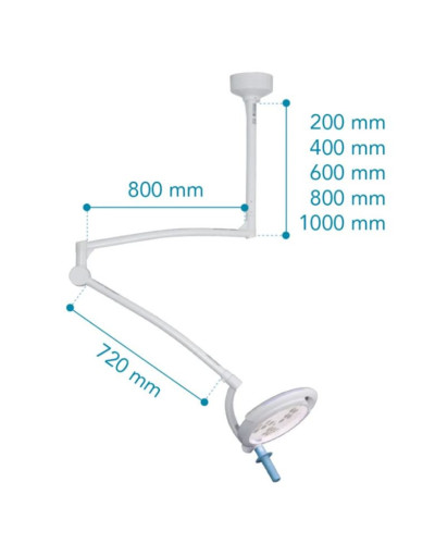 Lampe d\'opération, Modèle MIMLED 600