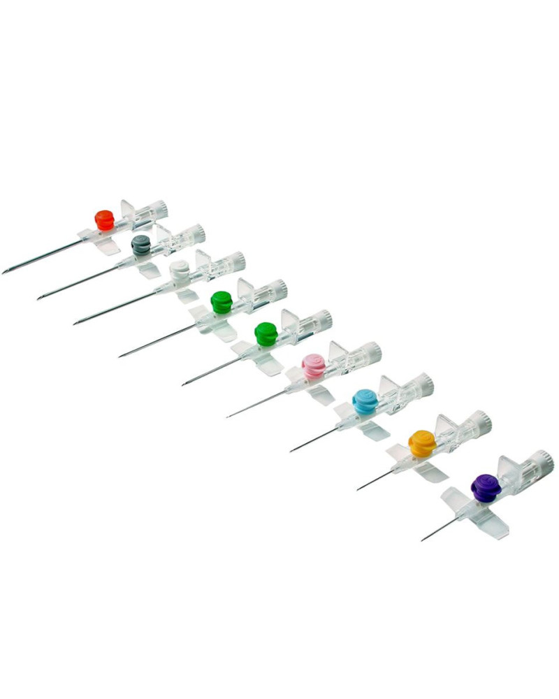 Cathéter intraveineux (IV) stérile à ailettes Cathéter intraveineux (IV) stérile à ailettes