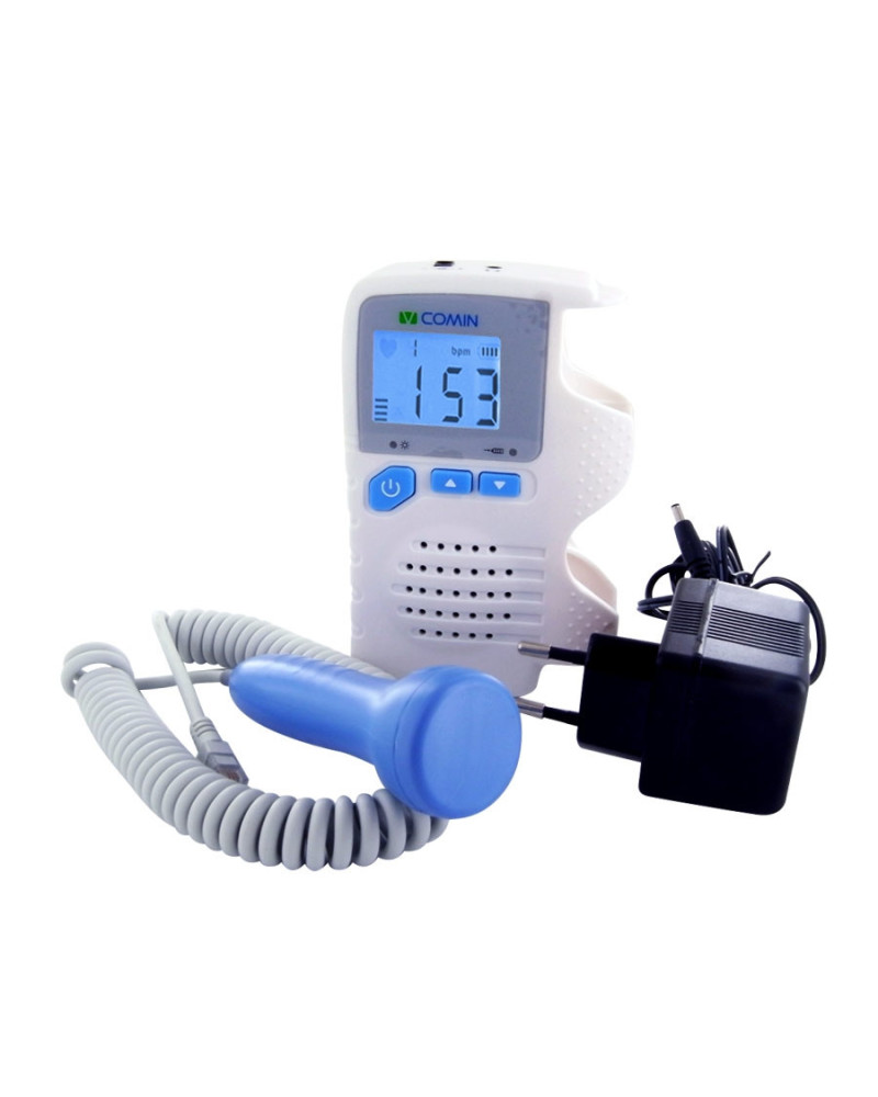 Doppler foetal à ultrasons avec écran et chargeur FD-200D+