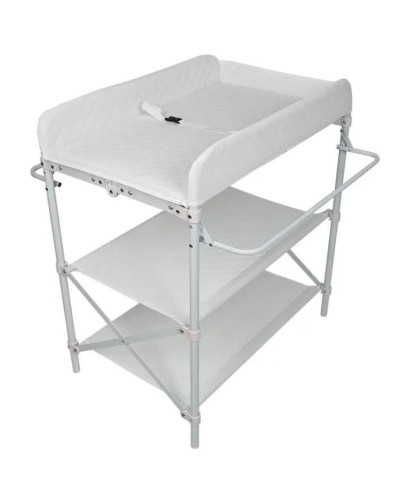 Table de soins pour nouveaux nés, amovible, ceinture de sécurité, tuyau en acier épais, panneau en bois massif composite