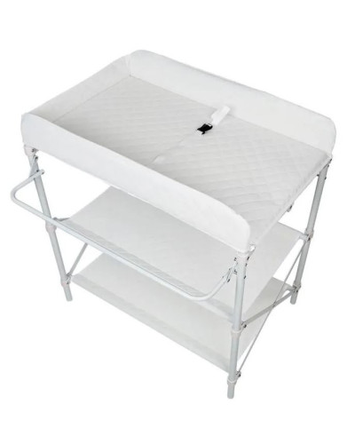 Table de soins pour nouveaux nés, amovible, ceinture de sécurité, tuyau en acier épais, panneau en bois massif composite