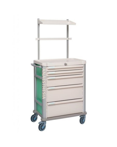 CHARIOT À PLÂTRE EOLIS® 600X400 ÉQUIPÉ, 5 tiroirs,  capacité 10 modules