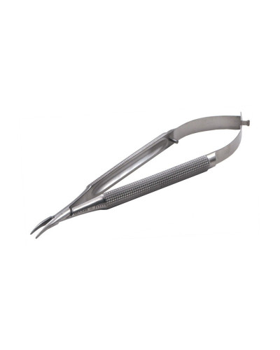 Porte-aiguille Barraquer Courbe 13cm, en acier inoxydable