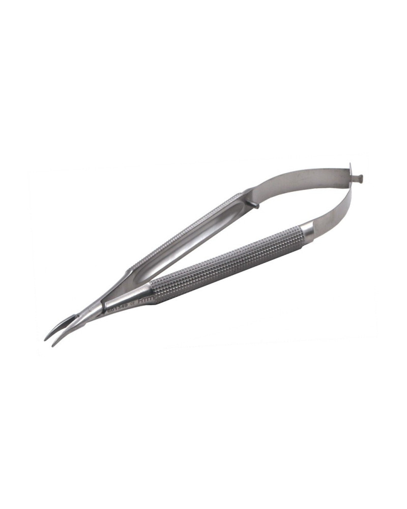 Porte-aiguille Barraquer Courbe 13cm, en acier inoxydable