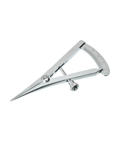 Compas de Castroviejo, Butée réglable, en acier inoxydable, Graduations de 0 à 40 mm