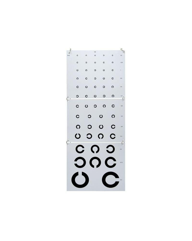 Echelle d’optométrie - Test de LANDOLT