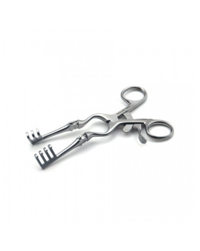 Ecarteur Beckmann, 4 x 4 griffes, 21 cm, en acier inoxydable