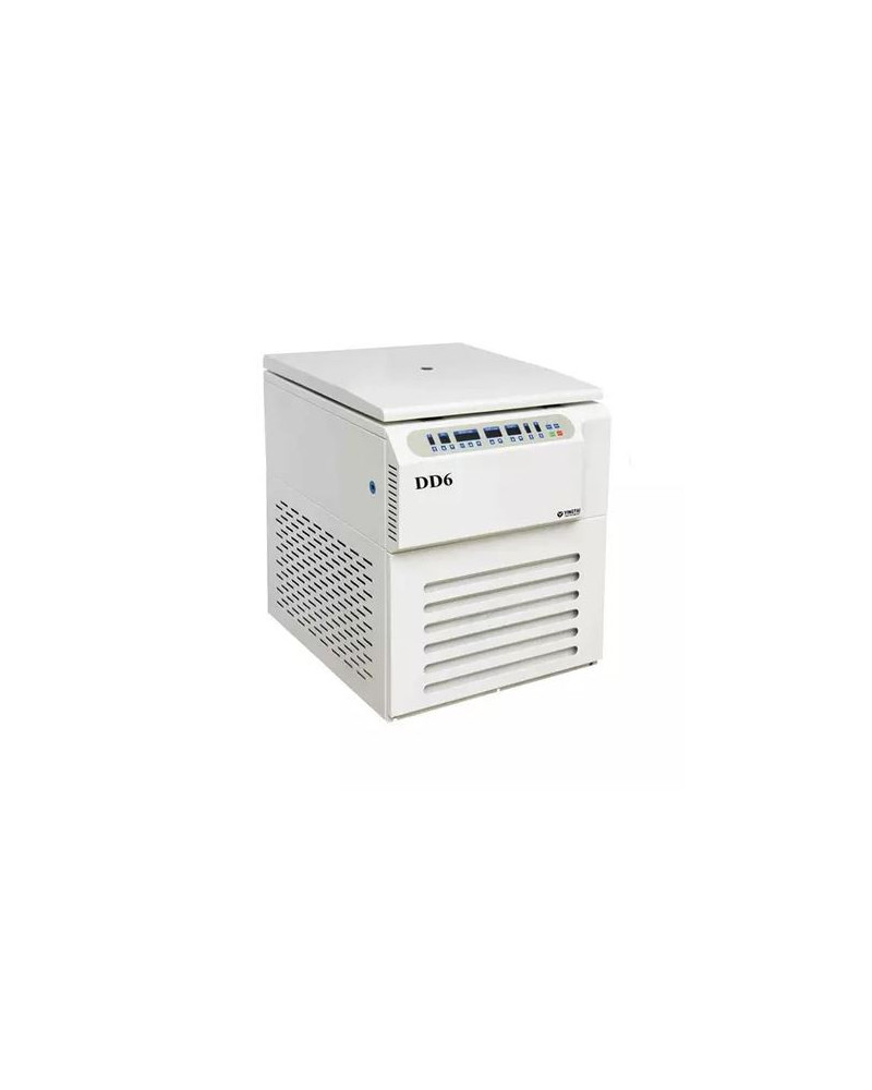 Centrifugeuse au sol, avec 10 programmes de vitesse et grande capacité : 4x1000ml, 6x300ml, 6x500ml