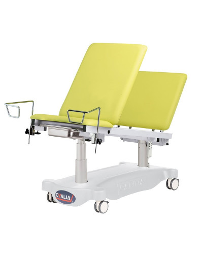 Divan d’examen à hauteur variable électrique double mixte, 3 parties