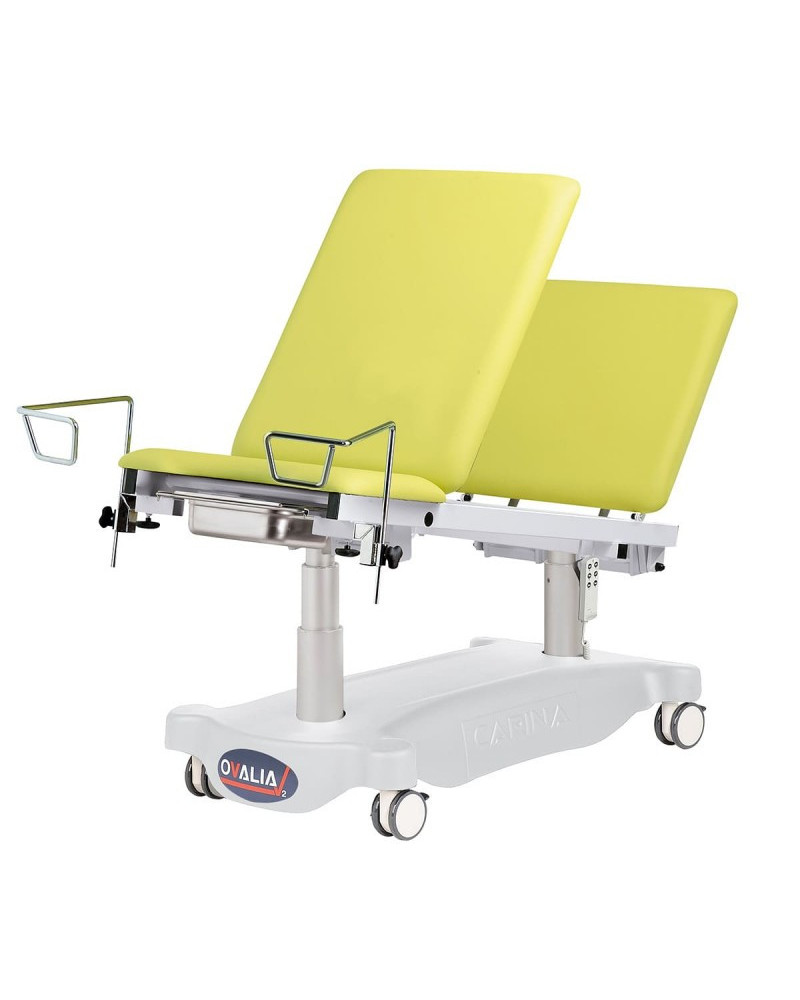 Divan d’examen à hauteur variable électrique double mixte, 3 parties