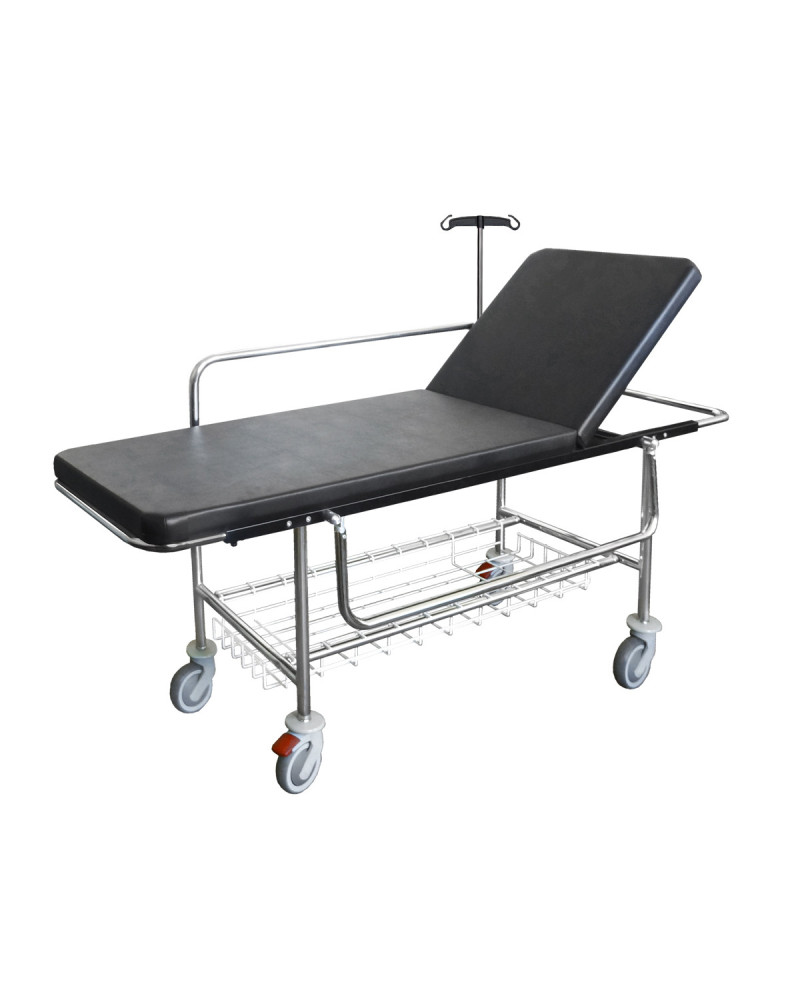 Chariot brancard plan de couchage fixe