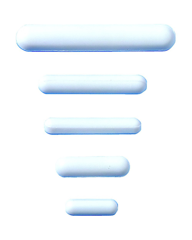BARREAUX D\'AGITATION MAGNÉTIQUES, standard PTFE avec bande plate 