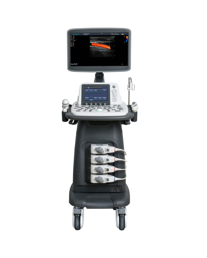 Echographe doppler couleur sur chariot, modèle HY-C380
