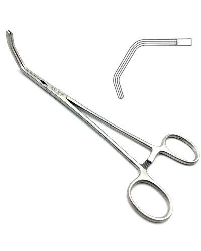 Pince clamp de Price-Thomas, à bronches, 22 cm, S/G