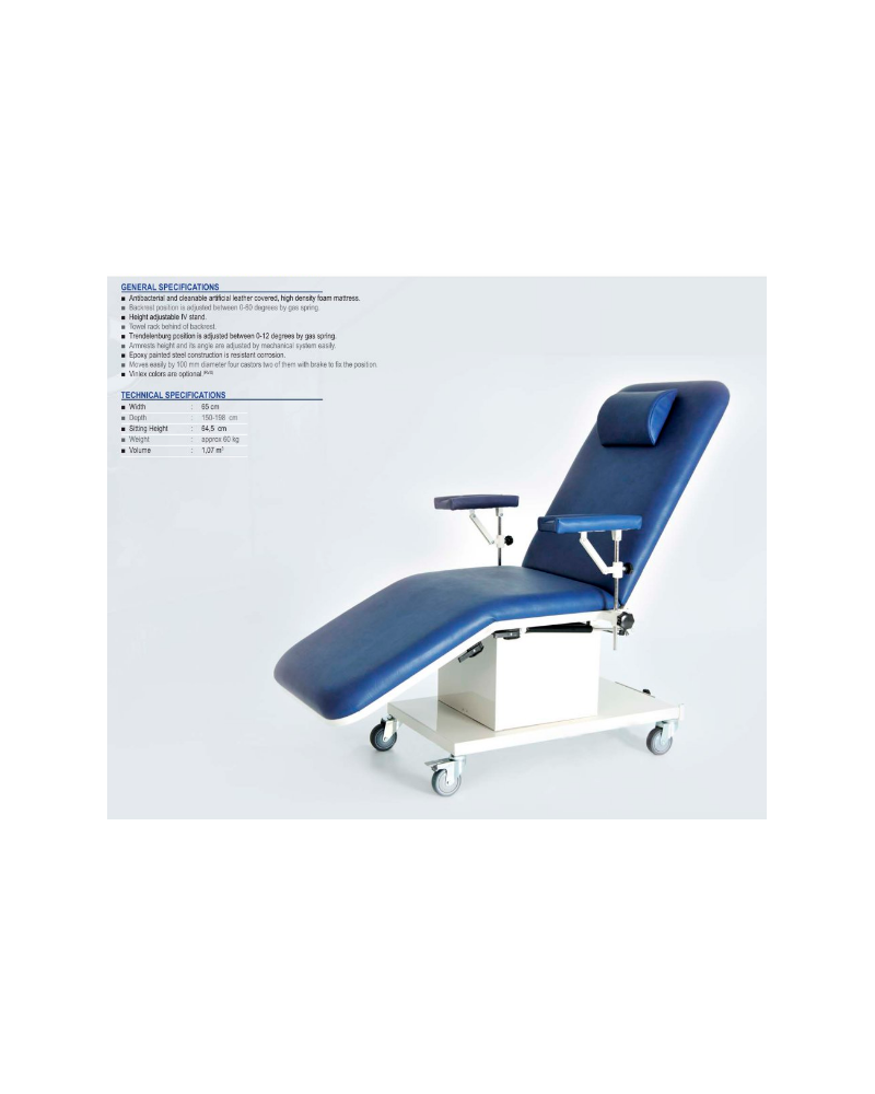 Fauteuil pour don de sang