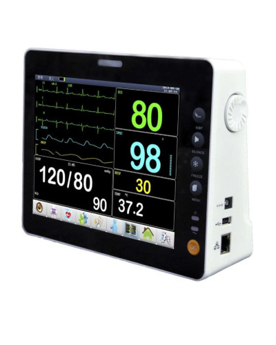 Moniteur de signes vitaux ZeniXx 2000B avec écran LCD couleur (PNI - SpO2 - ECG - FC - Température - Respiration)