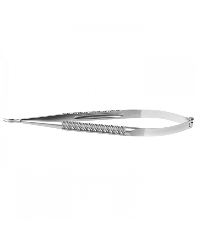 Porte-aiguille Barraquer, courbe, 11,5 cm