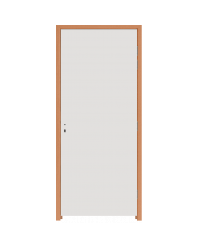 Porte plombée pivotante poussant droit, dim:123 x 204 cm, eq:1mm