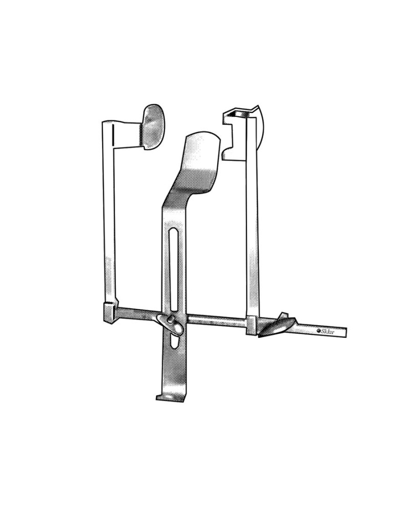 Ecarteur de HRYNTSCHAK avec valve médiane enfant, 18 cm