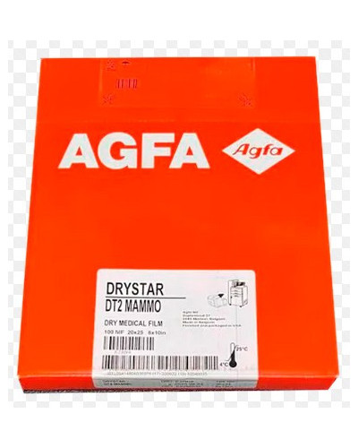 Film de Radiographie AGFA DT2 Mammographie laser, 100 films Film de Radiographie AGFA DT2 Mammographie laser, 100 films