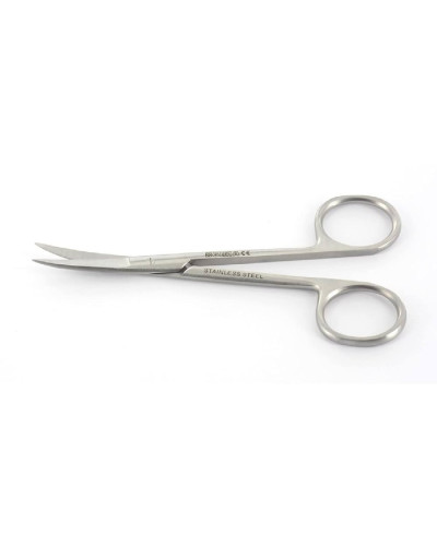 Ciseaux de chirurgie iris à  gencives courbe (12cm)