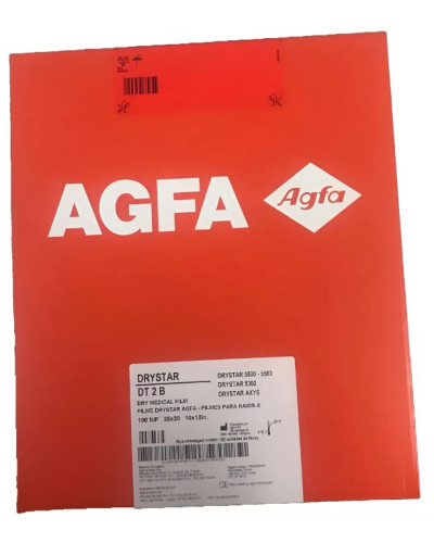 Film de Radiographie AGFA DT2B, Dim 25 x 30 cm, 100 films