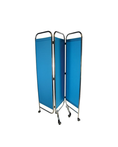 Paravent 3 panneaux sur roulettes